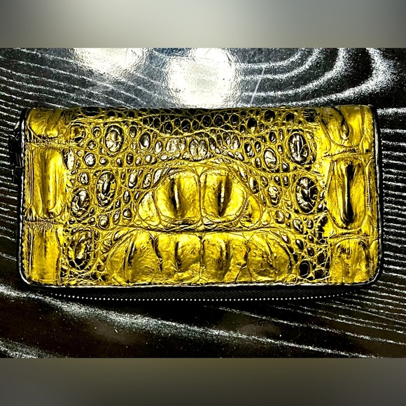 Brand new genuine crocodile clutch wallet. One if a kind! - Picture 2 of 4